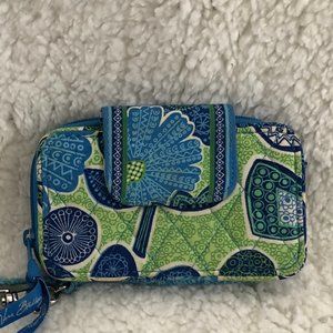 Vera Bradley Doodle Daisy Wristlet Wallet